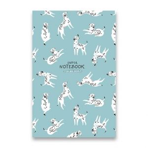 Záznamní kniha Shkolyaryk Dog & Flamingo A6, tečkovaná, 80 listů, mix motivů