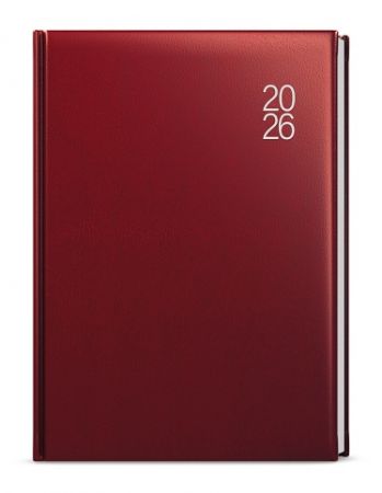 Diář denní - David - Balacron - A5 - bordó 2026 / 20,5cm x 14,3cm / BDD7-3-26