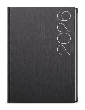 Diář denní - David - ForMen - A5 - Black 2026 / 20,5cm x 14,3cm / BDD30-2-26