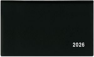 Diář týdenní - Cyril - PVC - černá 2026 / 9cm x 15cm / BTC1-2-26