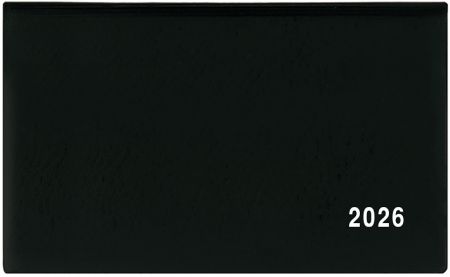 Diář týdenní - Cyril - PVC - černá 2026 / 9cm x 15cm / BTC1-2-26