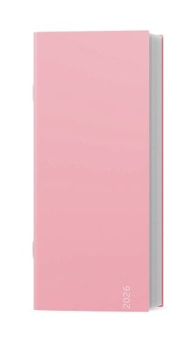 Diář měsíční - Božka - Color - Růžová 2026 / 17,9cm x 7,9cm / BMB9-3-26