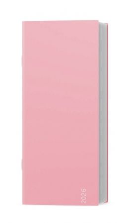 Diář měsíční - Božka - Color - Růžová 2026 / 17,9cm x 7,9cm / BMB9-3-26