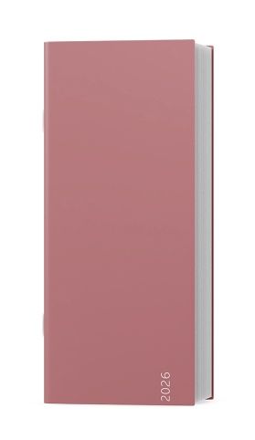 Diář měsíční - Božka - Color - Starorůžová 2026 / 17,9cm x 7,9cm / BMB9-4-26