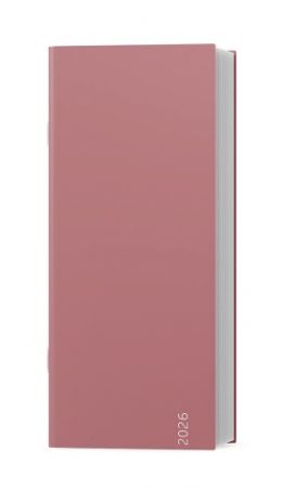 Diář měsíční - Božka - Color - Starorůžová 2026 / 17,9cm x 7,9cm / BMB9-4-26