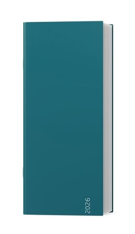 Diář měsíční - Božka - Color - Petrolejová 2026 / 17,9cm x 7,9cm / BMB9-6-26