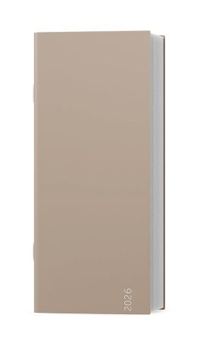 Diář měsíční - Božka - Color - Moka 2026 / 17,9cm x 7,9cm / BMB9-9-26