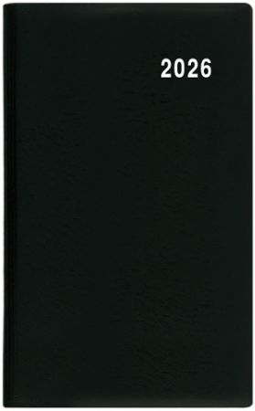 Diář měsíční - Diana - PVC - černá 2026 / 17cm x 9cm / BMD1-2-26