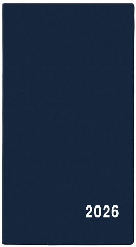 Diář měsíční - Františka - PVC - modrá 2026 / 17cm x 9cm / BMF1-1-26