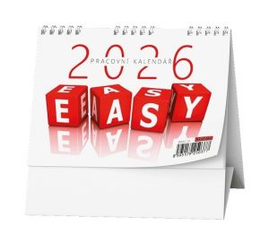 Kalendář stolní Pracovní kalendář EASY 2026 / 10,5cm x 14,8cm / BSA5-26