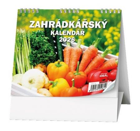 Kalendář stolní IDEÁL - Zahrádkářský kalendář 2026 / 13,5cm x 16,5cm / BSK7-26