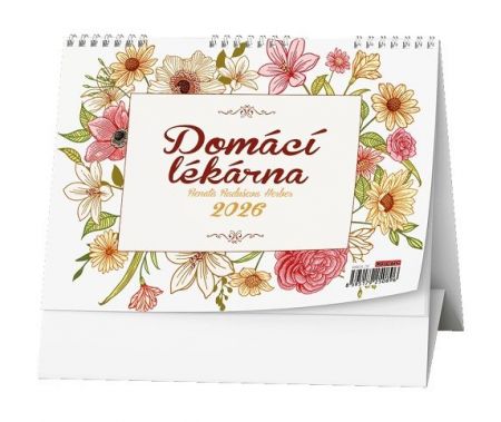 Kalendář stolní Domácí lékárna (Renata Raduševa Herber) 2026 / 15cm x 21cm / BSE8-26