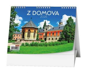Kalendář stolní Z domova 2026 / 15cm x 21cm / BSH1-26