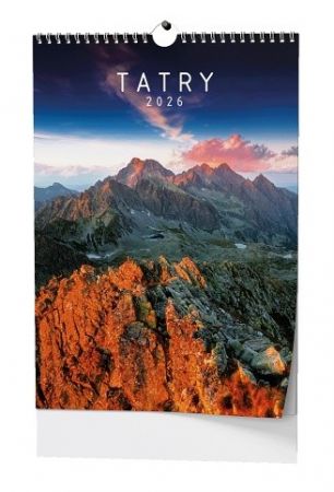 Kalendář nástěnný Tatry - A3 2026 / 45cm x 32cm / BNF9-26