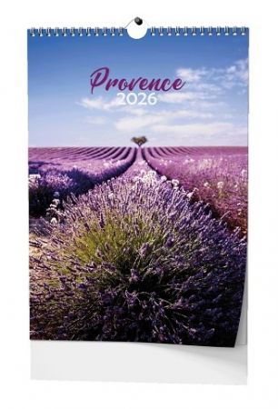 Kalendář nástěnný Provence - A3 2026 / 45cm x 32cm / BNG14-26