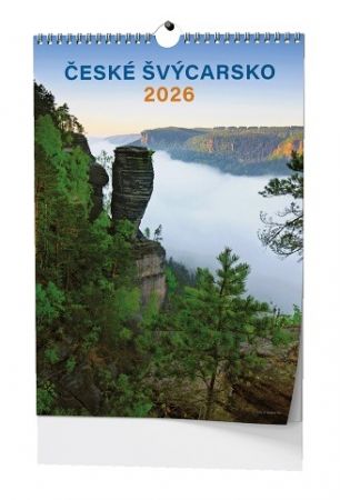 Kalendář nástěnný České Švýcarsko - A3 2026 / 45cm x 32cm / BNK4-26