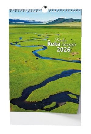 Kalendář nástěnný Řeka čaruje - A3 2026 / 45cm x 32cm / BNK6-26