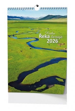 Kalendář nástěnný Řeka čaruje - A3 2026 / 45cm x 32cm / BNK6-26
