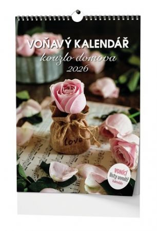 Kalendář nástěnný Voňavý kalendář Kouzlo domova - A3 2026 / 45cm x 32cm / BNV5-26