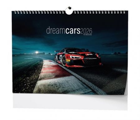 Kalendář nástěnný Dream Cars - A3 2026 / 32cm x 45cm / BNE10-26