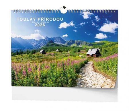 Kalendář nástěnný Toulky přírodou - A3 2026 / 32cm x 45cm / BNG1-26