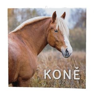Kalendář nástěnný Koně 2026 / 57cm x 28,5cm / BNL3-26