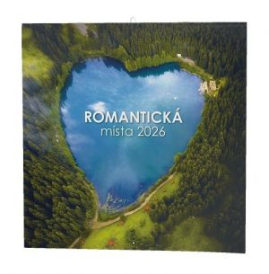 Kalendář nástěnný Romantická místa 2026 / 57cm x 28,5cm / BNL6-26