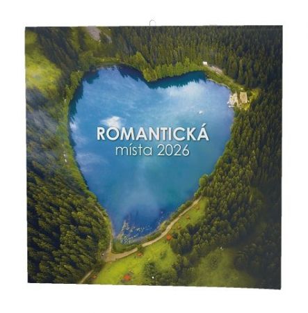 Kalendář nástěnný Romantická místa 2026 / 57cm x 28,5cm / BNL6-26