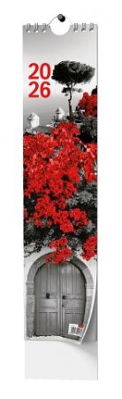 Kalendář nástěnný Kravata - Žánrový 2026 / 46cm x 11cm / BNB1-26