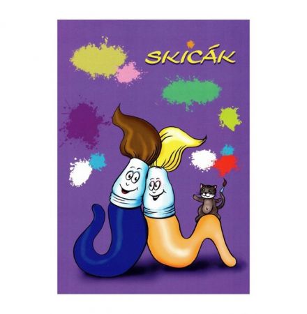 Skicák lepený A4 20 listů