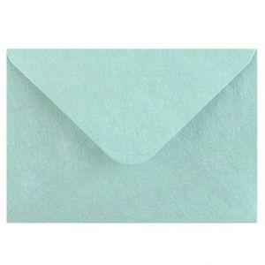 Obálka C6 11,2x15,8 cm metalická s ražbou, světle modrá<br /><br />
