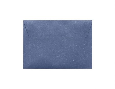 Obálka C6 11,4x16,2cm metalická tmavě modrá