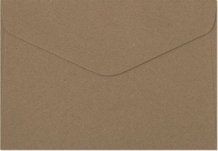 Obálka C6 11,4x16,2cm přírodní hnědá