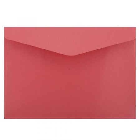 Obálka C5 16,2x22,9cm metalická červená 150g 