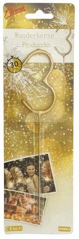 Prskavka číslo 3 - 1 ks, doba hoření 30s (17 cm) 