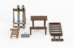 -BRUDER 46221 DÍLY HORSKÁ CHATA - NÁHRADNÍ DÍL - DOPLNĚK