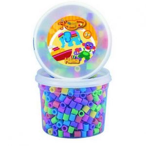 HAMA MAXI Zažehlovací korálky v tubě mix pastelových barev 600ks