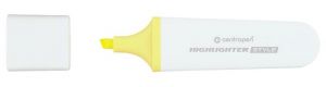 Zvýrazňovač Centropen pastelový žlutý 6252 P