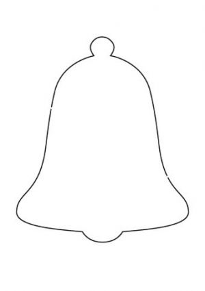 Šablona vánoční zvonek 10 x 15