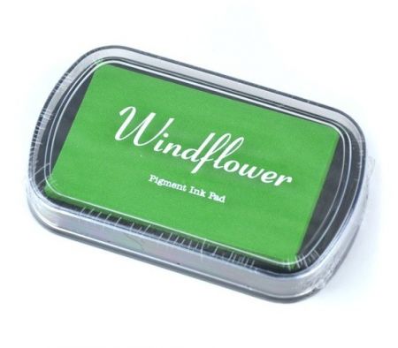 Razítkovací polštářek hobby, 10 x 6 cm, sv. zelený