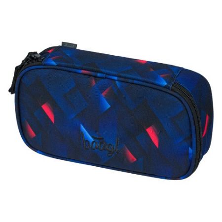 BAAGL Školní penál etue Skate Indigo