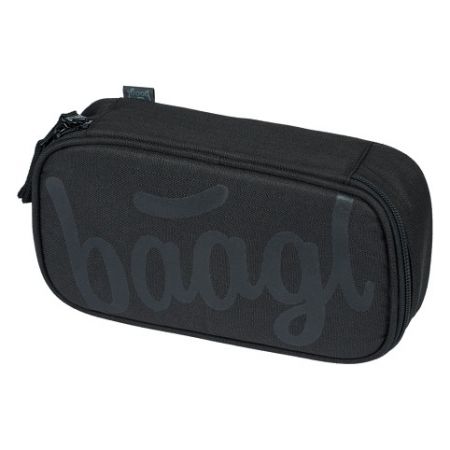 BAAGL Školní penál etue Skate Uni černá