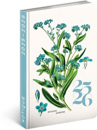 Diář 18měsíční Petito – Herbář 2025/2026, 11 x 17 cm / PGD-35534-V