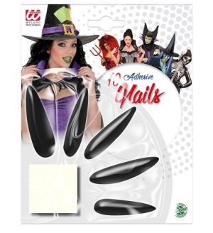 Čarodějnické nehty černé dlouhé