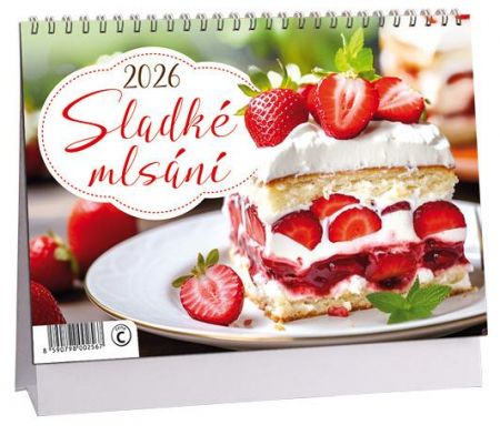 Kalendář stolní Sladké mlsání 2026 / 23cm x 16cm / K783