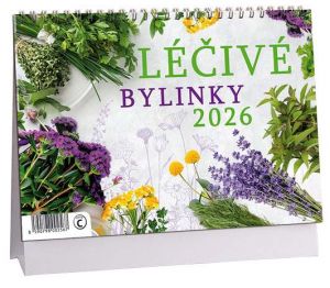 Kalendář stolní Léčivé bylinky 2026 / 23cm x 16cm / K799