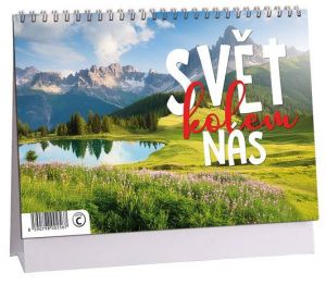 Kalendář stolní Svět kolem nás 2026 / 23cm x 16cm / K804