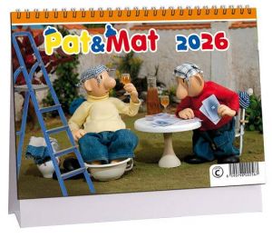 Kalendář stolní Pat a Mat 2026 / 23cm x 16cm / K809