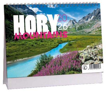 Kalendář stolní Hory 2026 / 23cm x 16cm / K810
