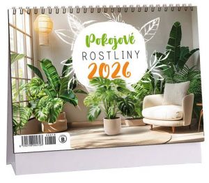 Kalendář stolní 14denní Pokojové rostliny 2026 / 23cm x 16cm / K818